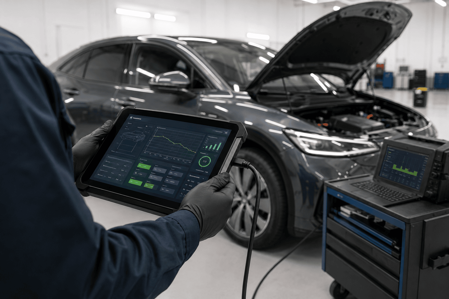 reparation batterie voiture electrique hybride ev garage riviera 06