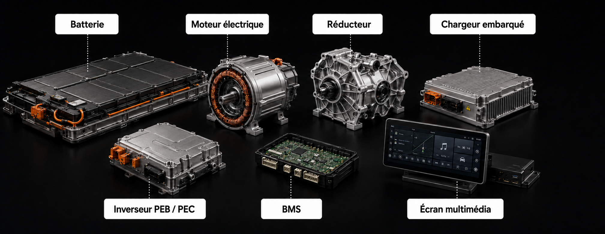 réparation reconitionnement pieces composants vehicules electriques hybrides ev garage riviera