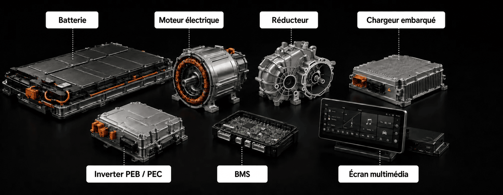 réparation composants voiture electrique hybride tesla zoe toyota ev garage riviera specialiste